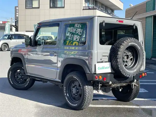 スズキ ジムニー XL 長野県 2019(平31)年 7.5万km ミディアムグレー フルセグテレビ/AM/FM/Bluetooth/シートヒーター/ドアバイザー/4WD/プッシュスタート/パワーウィンドウ/スペアキー/社外フロアマット/ダウンヒルアシストコントロール/電動格納ミラー