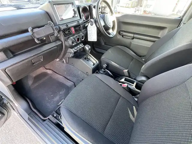 スズキ ジムニー XL 長野県 2019(平31)年 7.5万km ミディアムグレー フルセグテレビ/AM/FM/Bluetooth/シートヒーター/ドアバイザー/4WD/プッシュスタート/パワーウィンドウ/スペアキー/社外フロアマット/ダウンヒルアシストコントロール/電動格納ミラー