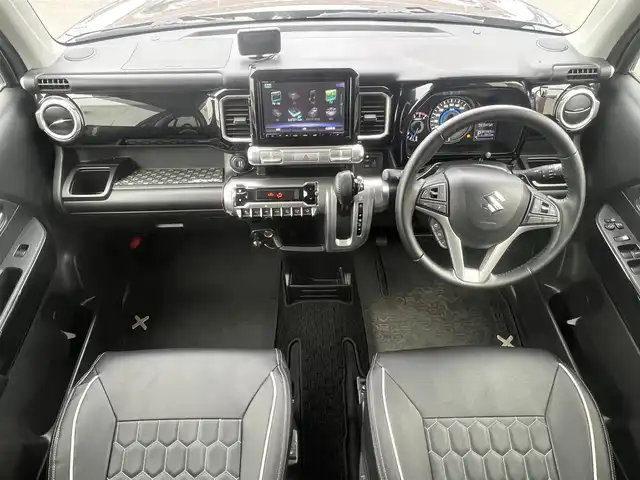 スズキ クロスビー HYBRID MZ 秋田県 2018(平30)年 2.7万km ミネラルグレーM 純正ナビ/衝突軽減システム/４WD/LEDヘッドライト/フルセグ/社外アルミ/スマートキー/ターボ/全方位カメラ/前席シートヒーター/クルーズコントロール/レーンキープアシスト/プッシュスタート/ドライブレコーダー/ダウンヒルアシストコントロール/アイドリングストップ/パーキングアシスト/パドルシフト/ETC/純正フロアマット/純正ドアバイザー/オートライト/オートエアコン/パワーステアリング/パワーウィンドウ/横滑り防止/盗難防止装置/電動格納ウィンカーミラー