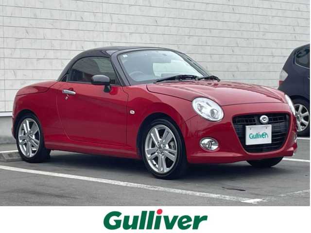 ダイハツ コペン セロS 静岡県 2021(令3)年 1.1万km マタドールレッドP ワンオーナー/禁煙車/ビルシュタイン　ショックアブソーバー/ストラーダＳＤナビ/CD・DVD・Bluetooth/フルセグTV/バックカメラ/全席シートヒーター　/ＬＥＤヘッドライト　/フォグライト　/ドライブレコーダー前後/純正フロアマット　/ステアリングスイッチ/プッシュスタート/スマートキー/パドルシフト/横滑り防止装置