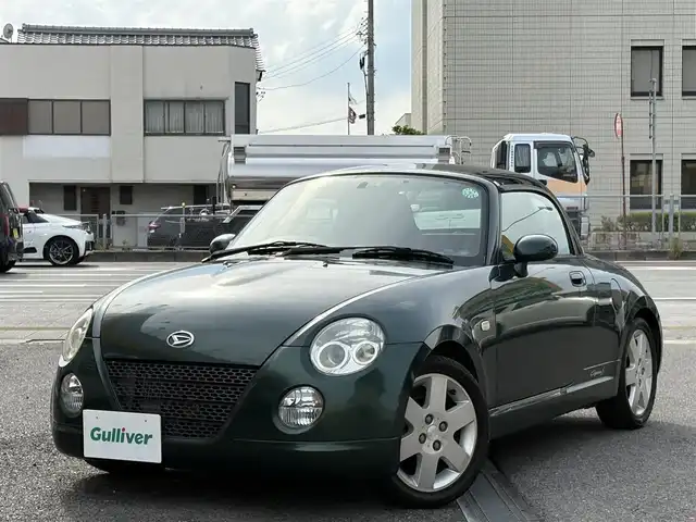 ダイハツ コペン ディタッチャブルトップ 三重県 2003(平15)年 9.2万km Ｄグリーン カロッツェリアナビ/　・ワンセグ/　・CD/　・DVD/トランクスポイラー/フォグランプ/ETC　