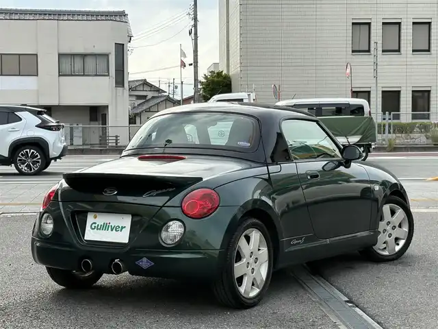 ダイハツ コペン ディタッチャブルトップ 三重県 2003(平15)年 9.2万km Ｄグリーン カロッツェリアナビ/　・ワンセグ/　・CD/　・DVD/トランクスポイラー/フォグランプ/ETC　