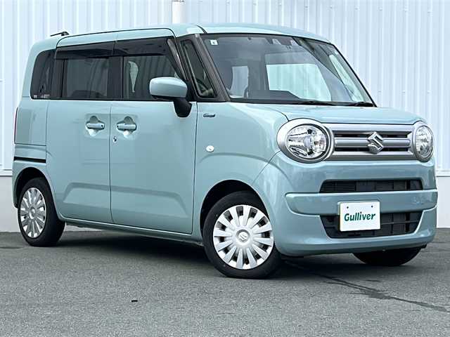 スズキ ワゴンＲ スマイル HYBRID S 三重県 2021(令3)年 2.3万km オフブルーM 純正8型ナビ/両側パワースライドドア/シートヒーター/ETC/レーンキープアシスト/純正フロアマット/コーナーセンサー/アイドリングストップ/オートライト/衝突軽減ブレーキ/前方ドライブレコーダー/電動格納ミラー/禁煙車