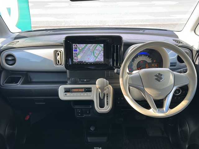 スズキ ワゴンＲ スマイル HYBRID S 三重県 2021(令3)年 2.3万km オフブルーM 純正8型ナビ/両側パワースライドドア/シートヒーター/ETC/レーンキープアシスト/純正フロアマット/コーナーセンサー/アイドリングストップ/オートライト/衝突軽減ブレーキ/前方ドライブレコーダー/電動格納ミラー/禁煙車