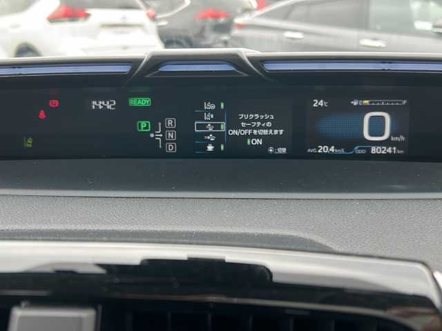 トヨタ プリウス S ツーリングセレクション 岡山県 2016(平28)年 8.1万km アティチュードブラックマイカ モデリスタ/純正9型ナビ/（AM.FM.BT.TV.DVD.CD）/トヨタセーフティセンス/・プリクラッシュセーフティ/・アダプティブクルーズコントロール/・オートマチックハイビーム/・レーンキープアシスト/合皮シート/シートヒーター/アイドリングストップ/びるといんETC/社外17インチアルミ/LEDヘッドライト