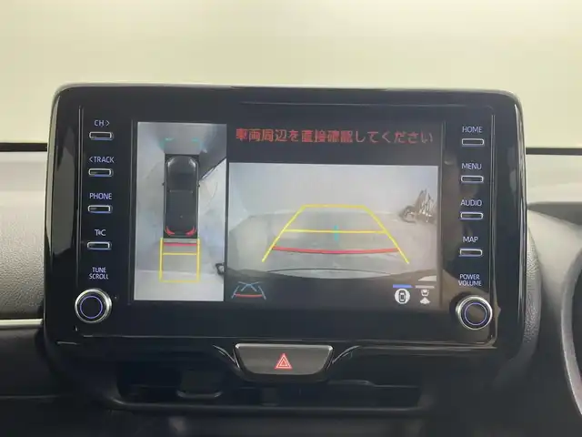 トヨタ ヤリスクロス ハイブリッド G 埼玉県 2022(令4)年 2.8万km ブラックマイカ 純正８インチナビ　Ｂｌｕｅｔｏｏｔｈ　アラウンドビューモニター　前後ドライブレコーダー　レーダークルーズコントロール　レーンキープアシスト　コーナーセンサー　衝突軽減システム　スマートキー ＥＴＣ