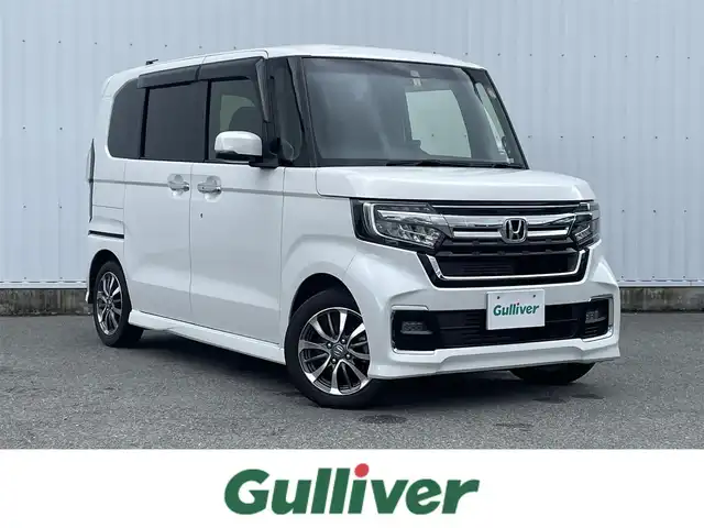 ホンダ Ｎ ＢＯＸ カスタム L 福岡県 2023(令5)年 3.4万km プラチナホワイトパール ワンオーナー/ホンダセンシング/衝突軽減ブレーキ/路外逸脱抑制機能/アダプティブクルーズコントロール/オートハイビーム/クリアランスソナー/純正９インチナビ（ＬＸＵ－２３７ＮＢｉ）/フルセグTV/CD/DVD/BT/SD/applecarplay/androidauto/バックカメラ/両側パワースライドドア/前席シートヒーター/前後ドラレコ/ビルトインETC2.0/電動パーキング/ブレーキホールド/スマートキー/プッシュスタート/シートバックテーブル/ロールサンシェード/純正アルミ