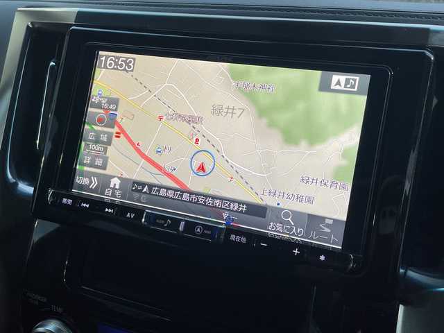 トヨタ ヴェルファイア Z 広島県 2019(令1)年 7.8万km ホワイトパールクリスタルシャイン 禁煙車/トヨタセーフティセンス/・プリクラッシュセーフティ/・オートマチックハイビーム/・LDA/LTA/・レーダークルーズコントロール/・先行車発進お知らせ/クリアランスソナー/9インチアルパインナビ/（Bluetooth/SD/CD/DVD/フルセグTV)/10インチアルパインフリップダウンモニター/バックカメラ/両側パワースライドドア/電動パーキングブレーキ/ブレーキホールド/純正17インチアルミホイール/純正フロアマット/純正ドアバイザー/オートライト/LEDヘッドライト/フォグランプ/横滑り防止装置/ビルドインETC/スペアキー1本/スマートキー