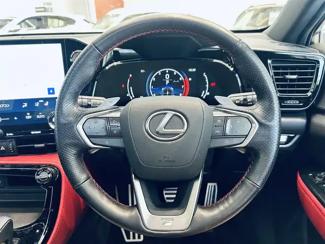 レクサス ＮＸ 350 Fスポーツ 大阪府 2022(令4)年 1.9万km ソニッククロム サンルーフ/HUD/ACC/赤黒レザーシート/パワーシート/エアシートヒーター/Dシートメモリ/ステアリングヒーター/純正ナビ/TV/360度カメラ/純正20インチAW/LEDヘッドライト/電動リアゲート/ブラインドスポット/ETC/ドラレコ/デジタルインナーミラー