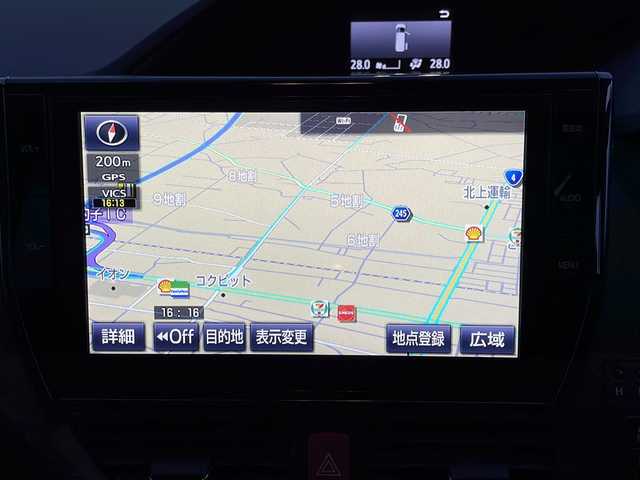 トヨタ ノア ハイブリッド Si 岩手県 2016(平28)年 9.7万km ホワイトパールクリスタルシャイン フリップダウンモニター　純正１０型ナビ　両側パワスラ　バックＣ　Ｂｌｕｅｔｏｏｔｈ　ＤＶＤ再生　フルセグ　ビルトインＥＴＣ　純正１６インチＡＷ　ＬＥＤオートハイビーム　フロントフォグ　スマートキー