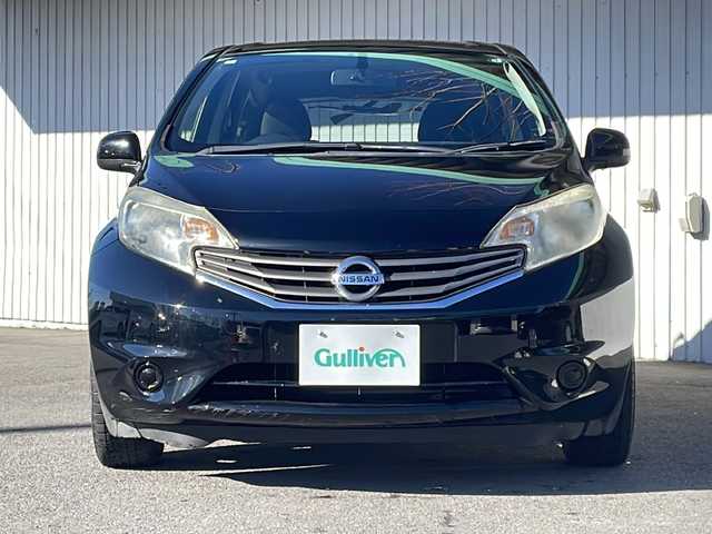 日産 ノート X 長野県 2012(平24)年 11.3万km スーパーブラック 純正メモリナビ/社外14インチアルミ/アイドリングストップ/プッシュスタート/ホイール付き夏タイヤ積込