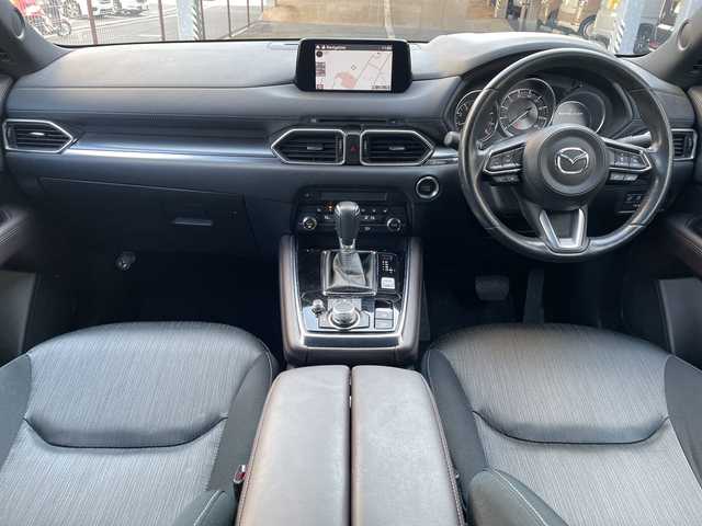 マツダ ＣＸ－８ 25S プロアクティブ 広島県 2019(令1)年 4.1万km マシーングレープレミアムM 禁煙/ルーフレール/衝突軽減ブレーキ/車線逸脱警報/レーンキープアシストシステム/レーダークルーズコントロール/交通標識認識システム/誤発進抑制システム/ブラインドスポットモニター/ヘッドアップディスプレイ/マツダコネクトナビ/(BT/DVD/CD/USB/AppleCarPlay/AndroidAuto)/フルセグテレビ/３６０°ビューモニター/ALPINEフリップダウンモニター/ステアリングヒーター/本革巻ステアリング/ステアリングスイッチ/メモリ付きパワーシート/シートヒーター(D＋N)/電動リアゲート/アダプティブLEDヘッドライト/オートライト/オートハイビーム/コーナーセンサー(前後)/電動パーキングブレーキ/ブレーキホールド/プッシュスタート/スマートキー/スペアキー/純正ドライブレコーダー【c9t2-v7-590】/純正フロアマット/ETC（グローブボックス）/アイドリングストップ/純正19インチアルミホイール/取扱説明書