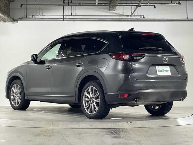 マツダ ＣＸ－８ 25S プロアクティブ 広島県 2019(令1)年 4.1万km マシーングレープレミアムM 禁煙/ルーフレール/衝突軽減ブレーキ/車線逸脱警報/レーンキープアシストシステム/レーダークルーズコントロール/交通標識認識システム/誤発進抑制システム/ブラインドスポットモニター/ヘッドアップディスプレイ/マツダコネクトナビ/(BT/DVD/CD/USB/AppleCarPlay/AndroidAuto)/フルセグテレビ/３６０°ビューモニター/ALPINEフリップダウンモニター/ステアリングヒーター/本革巻ステアリング/ステアリングスイッチ/メモリ付きパワーシート/シートヒーター(D＋N)/電動リアゲート/アダプティブLEDヘッドライト/オートライト/オートハイビーム/コーナーセンサー(前後)/電動パーキングブレーキ/ブレーキホールド/プッシュスタート/スマートキー/スペアキー/純正ドライブレコーダー【c9t2-v7-590】/純正フロアマット/ETC（グローブボックス）/アイドリングストップ/純正19インチアルミホイール/取扱説明書