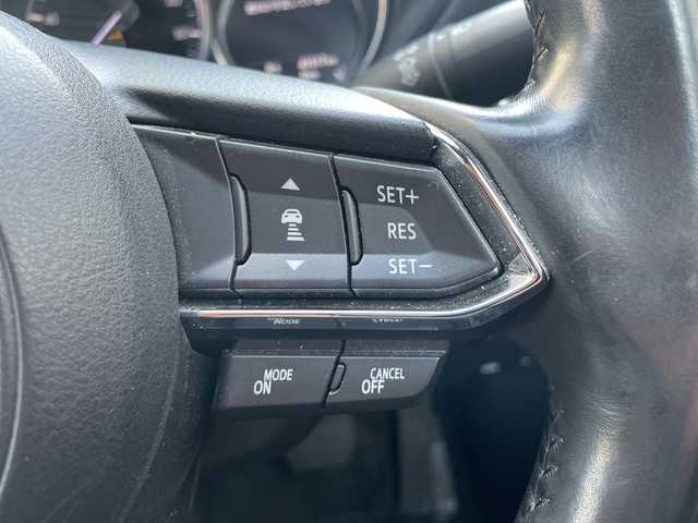 マツダ ＣＸ－８ 25S プロアクティブ 広島県 2019(令1)年 4.1万km マシーングレープレミアムM 禁煙/ルーフレール/衝突軽減ブレーキ/車線逸脱警報/レーンキープアシストシステム/レーダークルーズコントロール/交通標識認識システム/誤発進抑制システム/ブラインドスポットモニター/ヘッドアップディスプレイ/マツダコネクトナビ/(BT/DVD/CD/USB/AppleCarPlay/AndroidAuto)/フルセグテレビ/３６０°ビューモニター/ALPINEフリップダウンモニター/ステアリングヒーター/本革巻ステアリング/ステアリングスイッチ/メモリ付きパワーシート/シートヒーター(D＋N)/電動リアゲート/アダプティブLEDヘッドライト/オートライト/オートハイビーム/コーナーセンサー(前後)/電動パーキングブレーキ/ブレーキホールド/プッシュスタート/スマートキー/スペアキー/純正ドライブレコーダー【c9t2-v7-590】/純正フロアマット/ETC（グローブボックス）/アイドリングストップ/純正19インチアルミホイール/取扱説明書