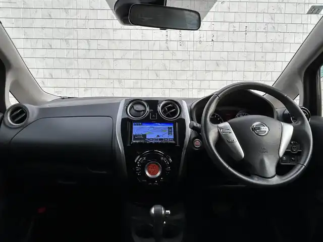 日産 ノート メダリスト X 長野県 2015(平27)年 10.1万km インペリアルアンバーP 社外ナビ/ワンセグ/スマートキー/ETC/Bluetooth/CD/DVD/純正フロアマット/衝突軽減/アイドリングストップ