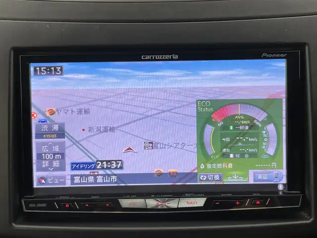 スズキ スイフト スポーツ 富山県 2012(平24)年 7.9万km スーパーブラックパール ワンオーナー/社外SDナビ (AM/FM/CD/BT)/フルセグTV/クルーズコントロール/横滑り防止装置/盗難防止装置/オートライト/フロアマット純正/純正AW/ドアバイザー/フォグランプ/キセノンライト/スマートキー×2/取扱説明書/保証書/記録簿