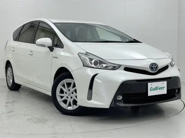 トヨタ プリウス α G 茨城県 2020(令2)年 3万km ホワイトパールクリスタルシャイン 社外ナビ/バックカメラ/ビルトインETC/衝突被害軽減ブレーキ/レーダークルーズコントロール/レーンディパーチャーアラート/オートマチックハイビーム/LEDオートヘッドライト/フォグライト/ハーフレザーシート/パワーシート/ステアリングリモコン/禁煙車