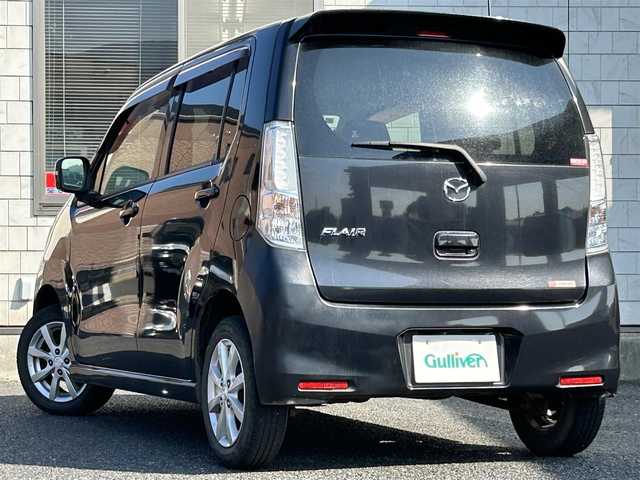 マツダ フレア カスタムスタイル XS 福岡県 2014(平26)年 8.1万km ブルーイッシュブラックパール3 純正メモリナビ/　（AM/FM/CD/DVD/Bluetooth/フルセグTV）/運転支援機能/・レーダーブレーキサポート/・誤発進抑制機能/・エマージェンシーストップシグナル/フォグライト/アイドリングストップ/横滑り防止装置/純正14インチアルミホイール/ETC/社外フロアマット/電源ソケット×1/ISOFIX/電格ウインカーミラー/ドアバイザー/保証書/取扱説明書/ナビ取扱説明書