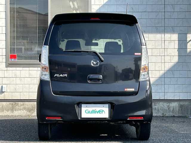 マツダ フレア カスタムスタイル XS 福岡県 2014(平26)年 8.1万km ブルーイッシュブラックパール3 純正メモリナビ/　（AM/FM/CD/DVD/Bluetooth/フルセグTV）/運転支援機能/・レーダーブレーキサポート/・誤発進抑制機能/・エマージェンシーストップシグナル/フォグライト/アイドリングストップ/横滑り防止装置/純正14インチアルミホイール/ETC/社外フロアマット/電源ソケット×1/ISOFIX/電格ウインカーミラー/ドアバイザー/保証書/取扱説明書/ナビ取扱説明書