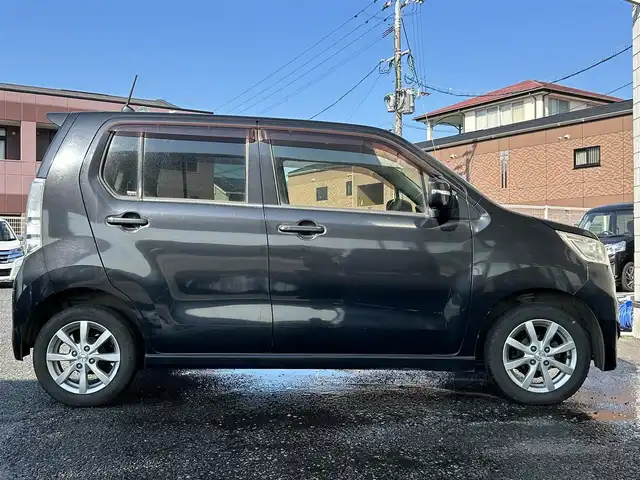 マツダ フレア カスタムスタイル XS 福岡県 2014(平26)年 8.1万km ブルーイッシュブラックパール3 純正メモリナビ/　（AM/FM/CD/DVD/Bluetooth/フルセグTV）/運転支援機能/・レーダーブレーキサポート/・誤発進抑制機能/・エマージェンシーストップシグナル/フォグライト/アイドリングストップ/横滑り防止装置/純正14インチアルミホイール/ETC/社外フロアマット/電源ソケット×1/ISOFIX/電格ウインカーミラー/ドアバイザー/保証書/取扱説明書/ナビ取扱説明書