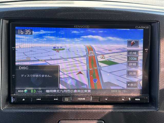 マツダ フレア カスタムスタイル XS 福岡県 2014(平26)年 8.1万km ブルーイッシュブラックパール3 純正メモリナビ/　（AM/FM/CD/DVD/Bluetooth/フルセグTV）/運転支援機能/・レーダーブレーキサポート/・誤発進抑制機能/・エマージェンシーストップシグナル/フォグライト/アイドリングストップ/横滑り防止装置/純正14インチアルミホイール/ETC/社外フロアマット/電源ソケット×1/ISOFIX/電格ウインカーミラー/ドアバイザー/保証書/取扱説明書/ナビ取扱説明書