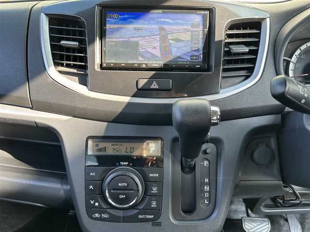 マツダ フレア カスタムスタイル XS 福岡県 2014(平26)年 8.1万km ブルーイッシュブラックパール3 純正メモリナビ/　（AM/FM/CD/DVD/Bluetooth/フルセグTV）/運転支援機能/・レーダーブレーキサポート/・誤発進抑制機能/・エマージェンシーストップシグナル/フォグライト/アイドリングストップ/横滑り防止装置/純正14インチアルミホイール/ETC/社外フロアマット/電源ソケット×1/ISOFIX/電格ウインカーミラー/ドアバイザー/保証書/取扱説明書/ナビ取扱説明書