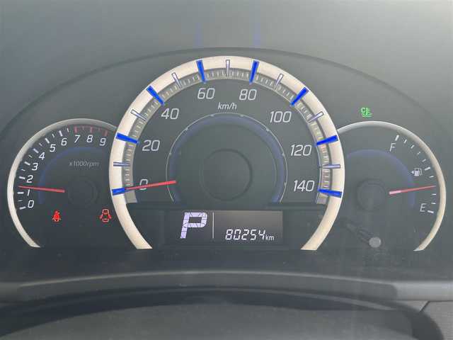 マツダ フレア カスタムスタイル XS 福岡県 2014(平26)年 8.1万km ブルーイッシュブラックパール3 純正メモリナビ/　（AM/FM/CD/DVD/Bluetooth/フルセグTV）/運転支援機能/・レーダーブレーキサポート/・誤発進抑制機能/・エマージェンシーストップシグナル/フォグライト/アイドリングストップ/横滑り防止装置/純正14インチアルミホイール/ETC/社外フロアマット/電源ソケット×1/ISOFIX/電格ウインカーミラー/ドアバイザー/保証書/取扱説明書/ナビ取扱説明書