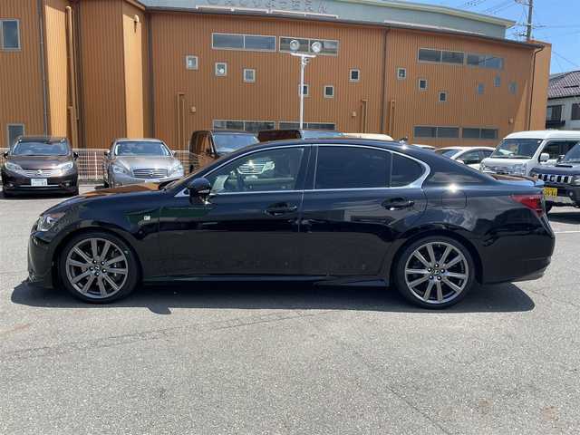 レクサス ＧＳ 350 Fスポーツ 静岡県 2012(平24)年 12.5万km ブラック サンルーフ/純正メーカーナビ・フルセグTV/DVD/CD/USB/Bluetooth/バックカメラ/純正１９インチアルミホイール/レザーシート/パワーシート/シートヒーター/エアシート/LEDライト/クルーズコントロール/ビルトインETC/スマートキー2個/プッシュスタート/新車時保証書/取扱説明書