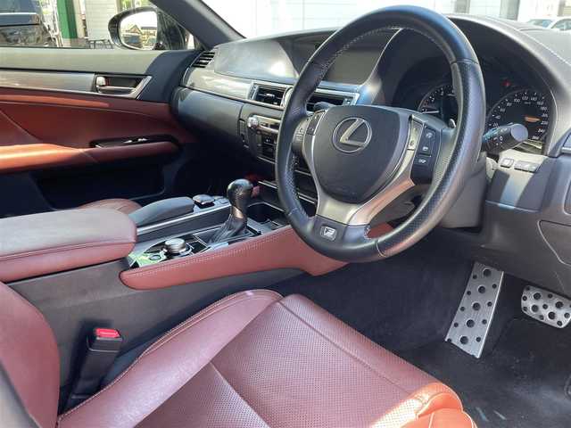 レクサス ＧＳ 350 Fスポーツ 静岡県 2012(平24)年 12.5万km ブラック サンルーフ/純正メーカーナビ・フルセグTV/DVD/CD/USB/Bluetooth/バックカメラ/純正１９インチアルミホイール/レザーシート/パワーシート/シートヒーター/エアシート/LEDライト/クルーズコントロール/ビルトインETC/スマートキー2個/プッシュスタート/新車時保証書/取扱説明書