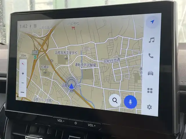 トヨタ カローラツーリング ハイブリッド ダブルバイビー 道南・函館 2023(令5)年 1.1万km プラチナホワイトパールマイカ /純正メモリナビ//フルセグＴＶ//バックカメラ//クルーズコントロール//ブラインドスポットモニター//レーンキープアシスト//コーナーセンサー//衝突軽減ブレーキ//オートハイビーム//オートライト//シートヒーター//ステアリングヒーター//フロアマット//ETC2.0//スペアキー//スマートキー