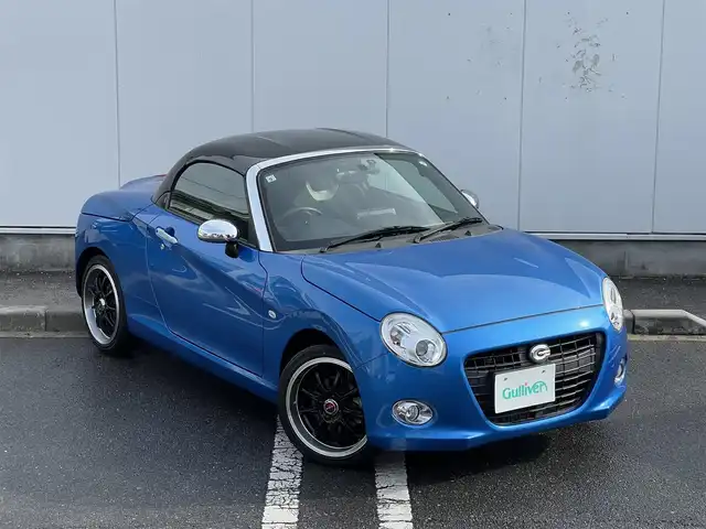 ダイハツ コペン セロS 三重県 2019(令1)年 2.1万km クリアブルークリスタルメタリック 5MT/RAYS(GRAM LIGHTS)16インチアルミホイール/D-SPORTスポーツマフラー feat. 5ZIGEN/純正ナビ（地デジTV/CD/DVD/USB/SD/Bluetooth/AM/FM）/バックカメラ/ETC/ドライブレコーダー（前）/シートヒーター（運転席/助手席）/RECARO製ブラックスエード調ファブリックスポーツシート/BILSTEIN製ショックアブソーバー/BILSTEINエンブレム/MOMO製シルバー加飾付革巻きステアリングホイール/丸形LEDヘッドランプ/丸形LEDリアコンビネーションランプ/ロールバー/エアロディフレクター/キーフリーシステム/プッシュスタート