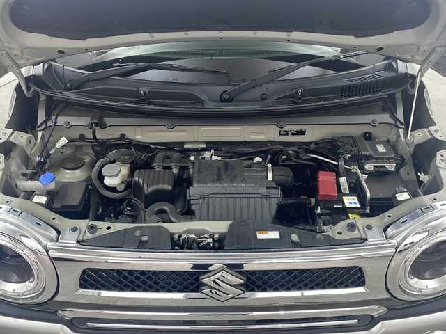 スズキ ハスラー Jスタイル 栃木県 2021(令3)年 0.5万km クールカーキパールメタリック/ホワイト2トーンルーフ 衝突軽減システム/アイドリングストップ/パーキングサポートセンサー/レーンキープアシスト/前席シートヒーター/ステアリングスイッチ/電動格納ミラー/純正フロアマット/純正15インチAW/オートライト/LEDヘッドライト/プッシュスタート/スマートキー