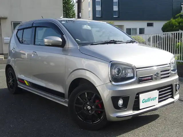 スズキ アルト ワークス 静岡県 2016(平28)年 3.8万km スチールシルバーM 禁煙車/車検令和8年12月まで/純正Pananonic SDナビ:CN-R302WZ/（CD/DVD/SDrec/BT/フルセグTV）/バックカメラ/ETC/純正アルミホイール/レカロシート/ステアリングリモコン/純正フロアマット/ドアバイザー/革巻きステアリングホイール/センターコンソール/レーダーブレーキサポート/誤発進抑制機能/エマージェンシーストップシグナル/フジツボマフラー/HIDヘッドライト/後付けUSBポート/後付けワイパー調整/保証書・取扱説明書