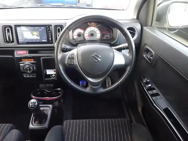 スズキ アルト ワークス 静岡県 2016(平28)年 3.8万km スチールシルバーM 禁煙車/車検令和8年12月まで/純正Pananonic SDナビ:CN-R302WZ/（CD/DVD/SDrec/BT/フルセグTV）/バックカメラ/ETC/純正アルミホイール/レカロシート/ステアリングリモコン/純正フロアマット/ドアバイザー/革巻きステアリングホイール/センターコンソール/レーダーブレーキサポート/誤発進抑制機能/エマージェンシーストップシグナル/フジツボマフラー/HIDヘッドライト/後付けUSBポート/後付けワイパー調整/保証書・取扱説明書