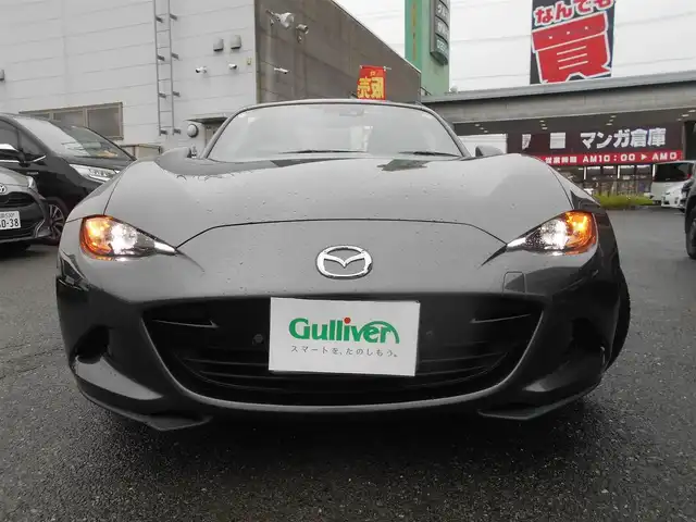 マツダ ロードスター ＲＦ S 福岡県 2021(令3)年 4.6万km マシーングレープレミアムM 　ロードスターRF・S　/車検R8年4月26日/ワンオーナー/新車時保証書・取扱説明書/リトラクタブルハードトップ/純正マツダコネクト・フルセグTV/bluetooth/メーカーOP CD/DVDプレーヤー/スマートキー×2・プッシュスタート/ステアリングスイッチ/クルーズコントロール/ドライブセレクション/オートLEDヘッドライト/オートワイパー/D・N席シートヒーター/ブラインドスポットモニター/リヤコーナーセンサー/純正アルミホイール17