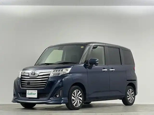 トヨタ ルーミー カスタムG S 埼玉県 2018(平30)年 6.3万km レーザーブルークリスタルシャイン 純正ナビ　バックカメラ　Ｂｌｕｅｔｏｏｔｈ　両側パワースライドドア　コーナーセンサー　ドライブレコーダー　衝突被害軽減　クルーズコントロール　アイドリングストップ　スペアキー　ＥＴＣ