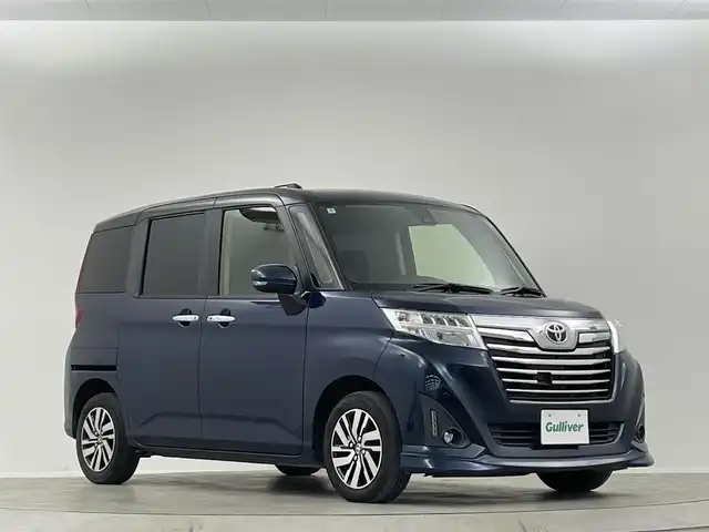 トヨタ ルーミー カスタムG S 埼玉県 2018(平30)年 6.3万km レーザーブルークリスタルシャイン 純正ナビ　バックカメラ　Ｂｌｕｅｔｏｏｔｈ　両側パワースライドドア　コーナーセンサー　ドライブレコーダー　衝突被害軽減　クルーズコントロール　アイドリングストップ　スペアキー　ＥＴＣ