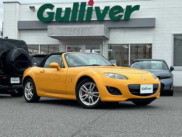 マツダ ロードスター S 三重県 2009(平21)年 11.6万km サンフラワーイエロー ワンオーナー/５速MT/純正オーディオ（BOSE）/・CD/・AM/FM/・AUX/純正１６インチアルミホイール/ETC/純正フロアマット/保証書/取扱説明書/スペアキー１本付属