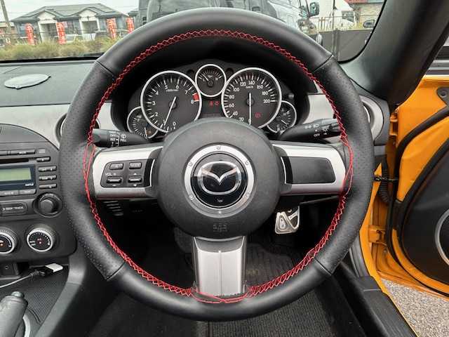 マツダ ロードスター S 三重県 2009(平21)年 11.6万km サンフラワーイエロー ワンオーナー/５速MT/純正オーディオ（BOSE）/・CD/・AM/FM/・AUX/純正１６インチアルミホイール/ETC/純正フロアマット/保証書/取扱説明書/スペアキー１本付属