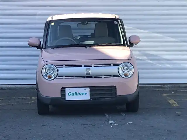 スズキ ラパン X 和歌山県 2016(平28)年 0.7万km コフレピンクパールメタリック 走行距離 6158km(登録時）/純正メモリーナビ/　CD/DVD/Bluetooth/フルセグTV/ワンオーナー/レーダーブレーキサポート/誤発進抑制機能/アラウンドビューモニター/プッシュスタート/スマートキー/運転席シートヒーター/アイドリングストップ/横滑り防止装置/LEDヘッドライト/オートライト/ステアリングリモコン/取扱説明書/保証書