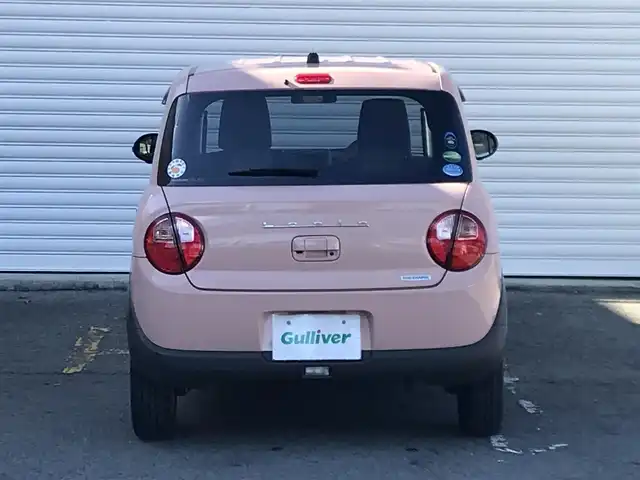 スズキ ラパン X 和歌山県 2016(平28)年 0.7万km コフレピンクパールメタリック 走行距離 6158km(登録時）/純正メモリーナビ/　CD/DVD/Bluetooth/フルセグTV/ワンオーナー/レーダーブレーキサポート/誤発進抑制機能/アラウンドビューモニター/プッシュスタート/スマートキー/運転席シートヒーター/アイドリングストップ/横滑り防止装置/LEDヘッドライト/オートライト/ステアリングリモコン/取扱説明書/保証書