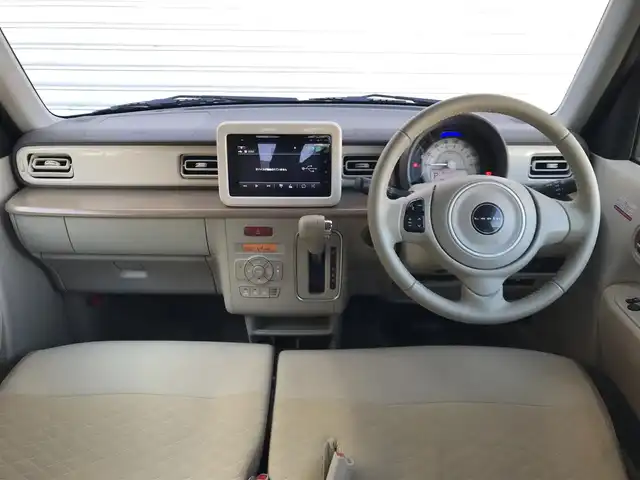 スズキ ラパン X 和歌山県 2016(平28)年 0.7万km コフレピンクパールメタリック 走行距離 6158km(登録時）/純正メモリーナビ/　CD/DVD/Bluetooth/フルセグTV/ワンオーナー/レーダーブレーキサポート/誤発進抑制機能/アラウンドビューモニター/プッシュスタート/スマートキー/運転席シートヒーター/アイドリングストップ/横滑り防止装置/LEDヘッドライト/オートライト/ステアリングリモコン/取扱説明書/保証書