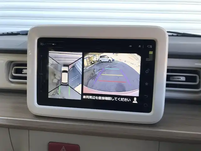 スズキ ラパン X 和歌山県 2016(平28)年 0.7万km コフレピンクパールメタリック 走行距離 6158km(登録時）/純正メモリーナビ/　CD/DVD/Bluetooth/フルセグTV/ワンオーナー/レーダーブレーキサポート/誤発進抑制機能/アラウンドビューモニター/プッシュスタート/スマートキー/運転席シートヒーター/アイドリングストップ/横滑り防止装置/LEDヘッドライト/オートライト/ステアリングリモコン/取扱説明書/保証書