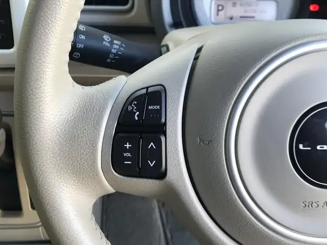 スズキ ラパン X 和歌山県 2016(平28)年 0.7万km コフレピンクパールメタリック 走行距離 6158km(登録時）/純正メモリーナビ/　CD/DVD/Bluetooth/フルセグTV/ワンオーナー/レーダーブレーキサポート/誤発進抑制機能/アラウンドビューモニター/プッシュスタート/スマートキー/運転席シートヒーター/アイドリングストップ/横滑り防止装置/LEDヘッドライト/オートライト/ステアリングリモコン/取扱説明書/保証書