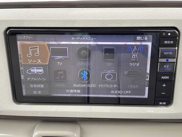 ダイハツ ムーヴ キャンバス X ホワイトアクセント リミテッド SAⅢ 長野県 2020(令2)年 4.6万km ナチュラルベージュマイカM フルセグ　/メモリナビ　/バックカメラ　/Bluetooth接続　/CD/DVD　/USB入力端子　/ドライブレコーダー　/両側パワースライドドア　/プッシュスタート　/ステアリングスイッチ　/LEDヘッドライト　/オートライト　/オートマチックハイビーム/コーナーセンサー/衝突軽減システム/横滑り防止/盗難防止装置　