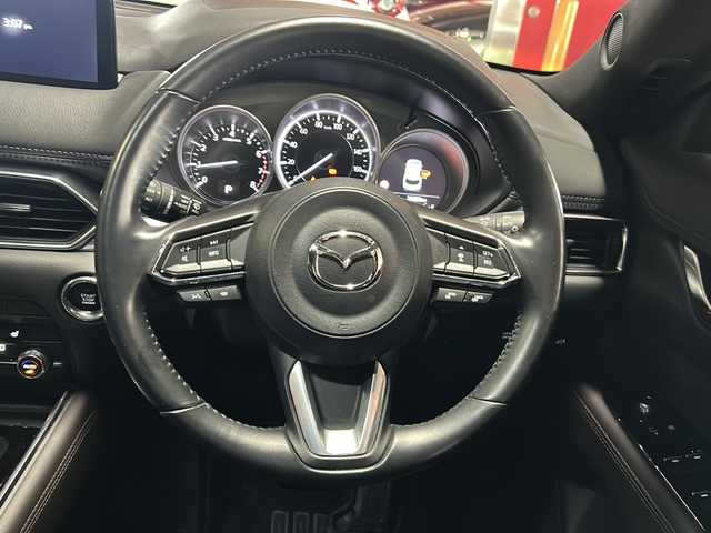マツダ ＣＸ－８ 25S プロアクティブ 静岡県 2021(令3)年 2.9万km マシーングレープレミアムM 純正ナビ/・FM/・AM/・Bluetooth/・USB/・スマートフォン連携/・CD/DVD/・メモリーオーディオ/・フルセグTV/主要装備/・全席ＵＳＢ充電/・ワイヤレス充電/・１列目＋２列目シートヒーター/・後席オートエアコン/・フリップダウンモニター/・ハンドルヒーター/・パワーバックドア/・前後ドライブレコーダー/・ヘッドアップディスプレイ/・パーキングセンサー/・３６０°ビューモニター/・レーンキープアシスト/・SBS/SCBS/・ブラインドスポットモニタリング/・電動パーキング