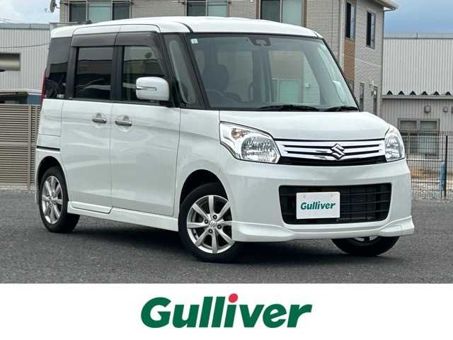 スズキ スペーシア X リミテッド 千葉県 2015(平27)年 2万km パールホワイト 純正ナビ/フルセグTV/Bluetooth/ETC/両側パワースライドドア/1列目シートヒーター/衝突被害軽減/横滑り防止装置/盗難防止装置/ウィンカーミラー/オートライト/プッシュスタート/スマートキー/スペアキー１本/純正アルミホイール/純正フロアマット/取扱説明書