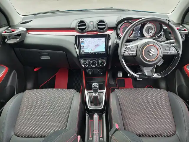 スズキ スイフト スポーツ セーフティPKG 東京都 2019(平31)年 4.1万km スピーディーブルーM 純正8インチナビ(CN-RZ846)/【FM/AM/SD/ipod/TV/USB/BT/DISC】/ビルトインETC/セーフティサポート/・デュアルセンサーブレーキサポート/・車線逸脱警報機能/・アダプティブクルーズコントロール/シートヒーター/LEDヘッドライト/フォグランプ/オートライト/USBポート/純正17インチAW/純正フロアマット/プッシュスタート/スマートキー/スペアキー/取扱説明書/保証書