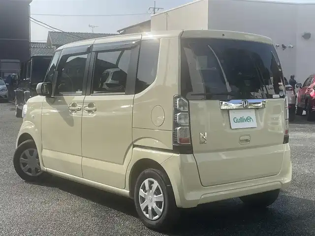ホンダ Ｎ ＢＯＸ G Lパッケージ 熊本県 2012(平24)年 12.4万km ヒダマリアイボリーパール ワンオーナー/プッシュスタート/社外ナビ/（CD・DVD・フルセグTV・BTオーディオ・SD）/バックカメラ/ETC/両側パワースライドドア/アイドリングストップ/純正フロアマット/純正ドアバイザー/新車保証書/取扱説明書/スマートスペアキー×1本