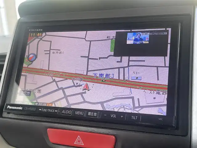 ホンダ Ｎ ＢＯＸ G Lパッケージ 熊本県 2012(平24)年 12.4万km ヒダマリアイボリーパール ワンオーナー/プッシュスタート/社外ナビ/（CD・DVD・フルセグTV・BTオーディオ・SD）/バックカメラ/ETC/両側パワースライドドア/アイドリングストップ/純正フロアマット/純正ドアバイザー/新車保証書/取扱説明書/スマートスペアキー×1本